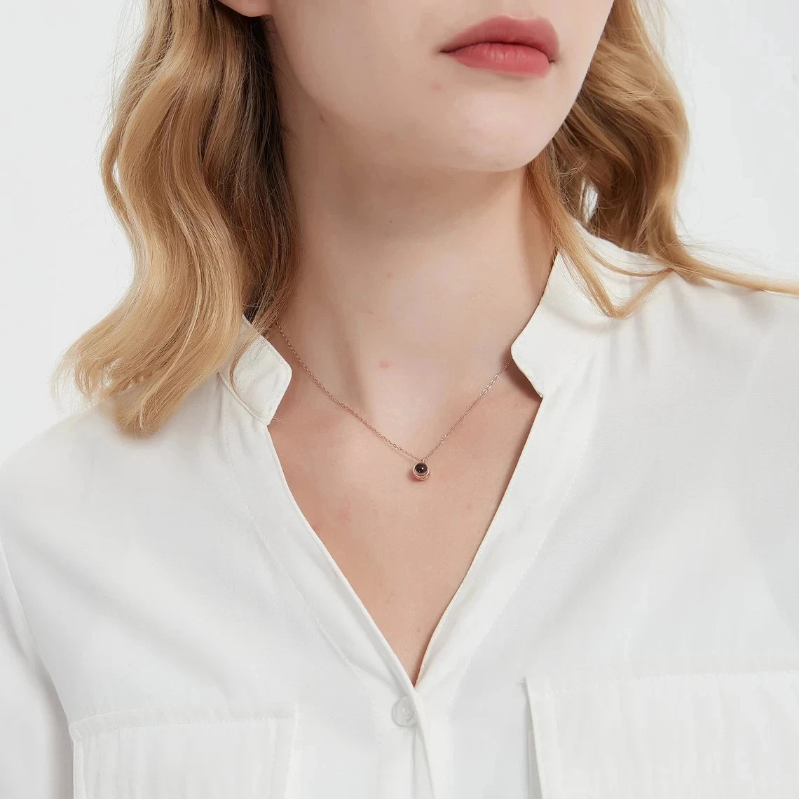 Leo - Projection Photo Necklace