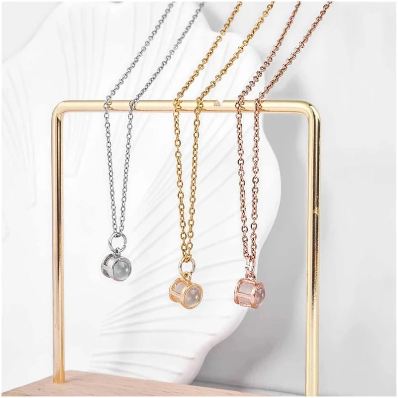 Leo - Projection Photo Necklace
