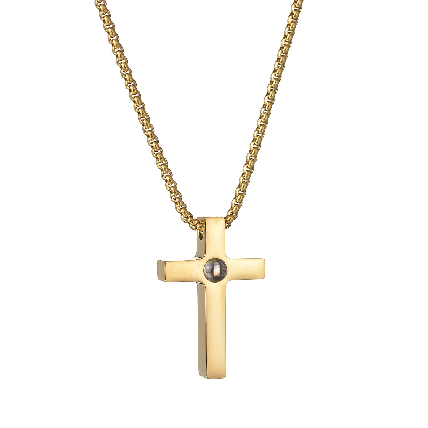 Memory Cross Pendant Necklace