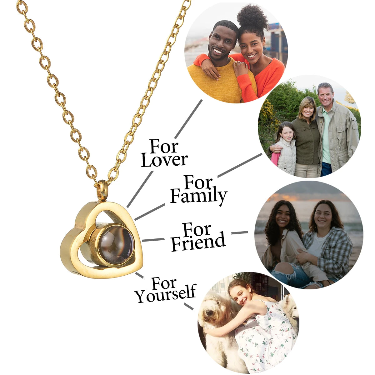 Memory Cross Pendant Necklace