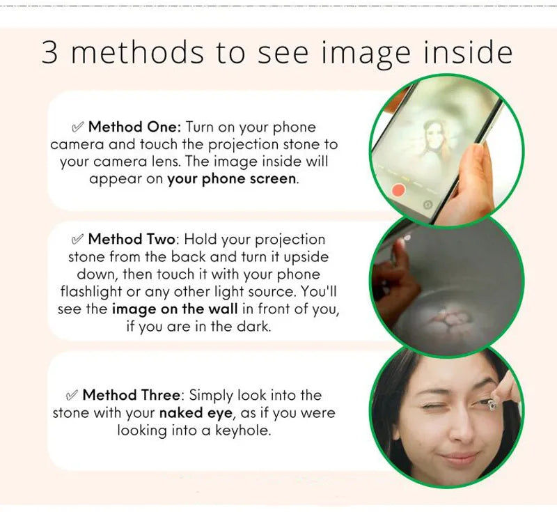 Heartfelt Photo Projection Necklace