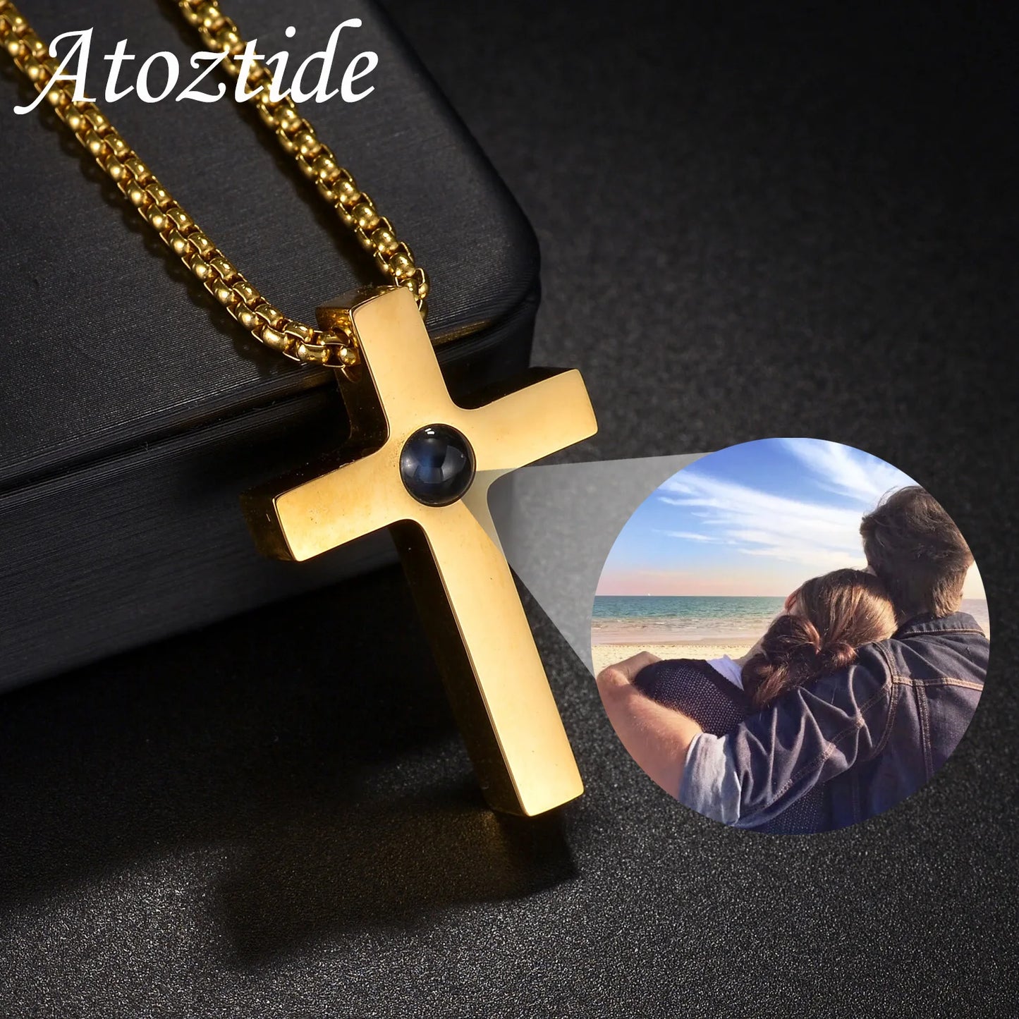 Memory Cross Pendant Necklace