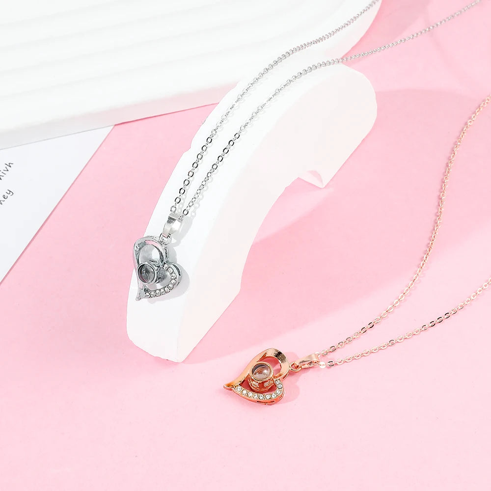 Love Language Heart Necklace