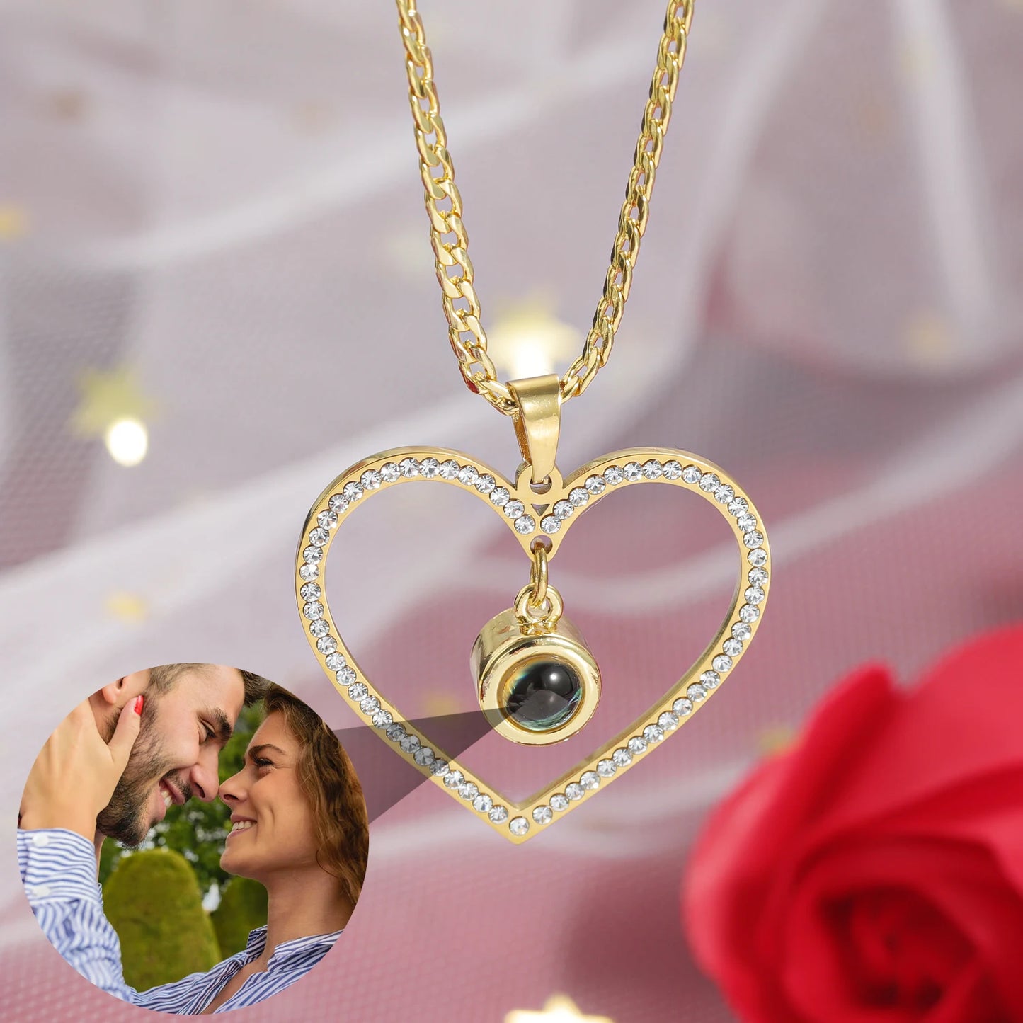 Aurora Love Heart Necklace