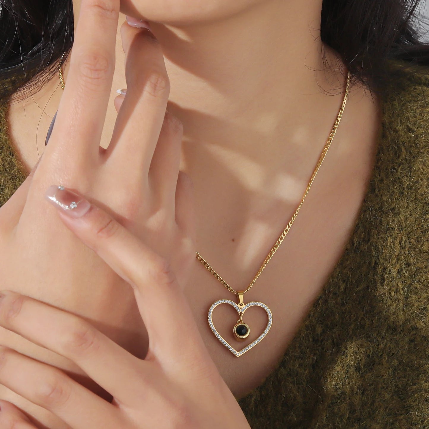 Aurora Love Heart Necklace