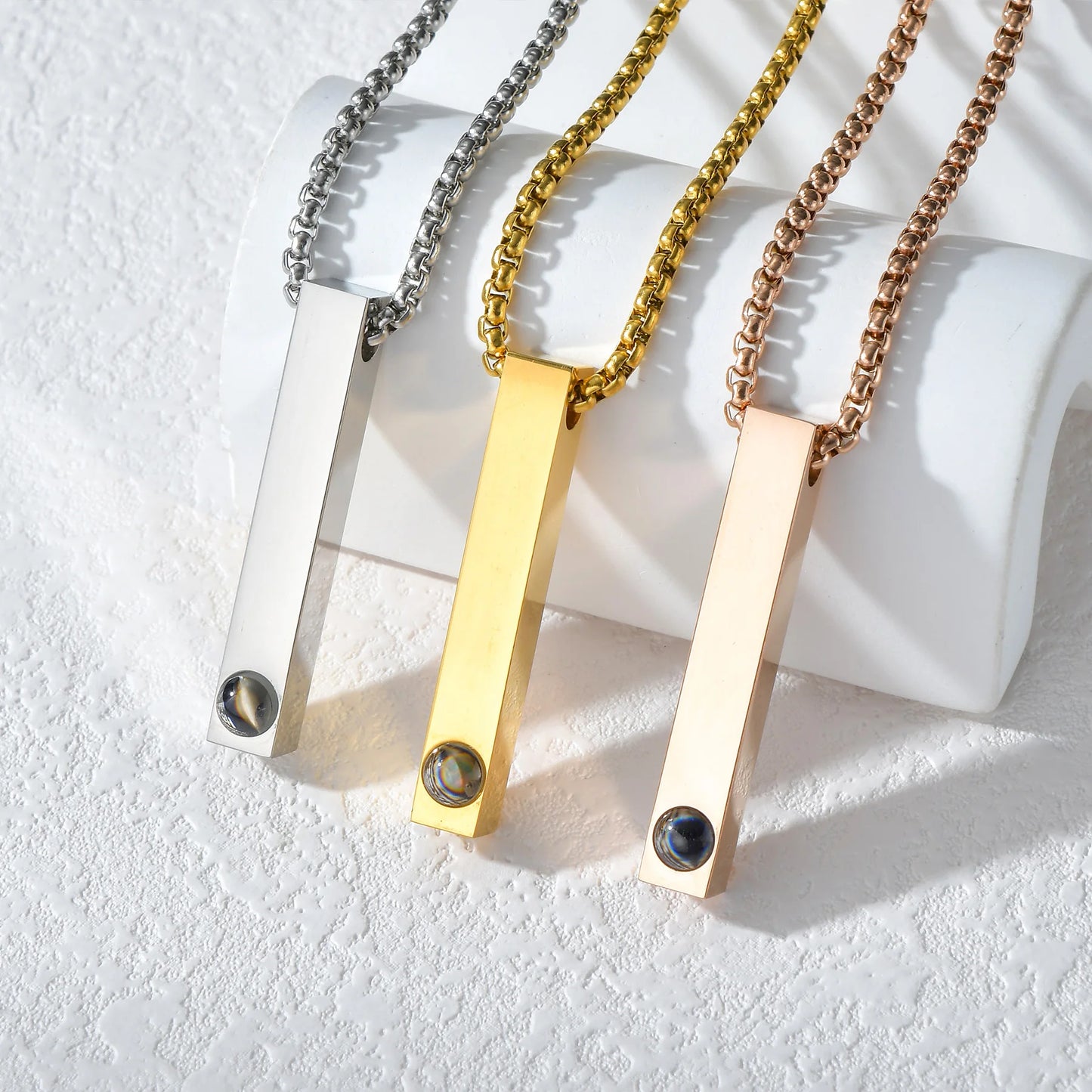 Memory Cross Pendant Necklace