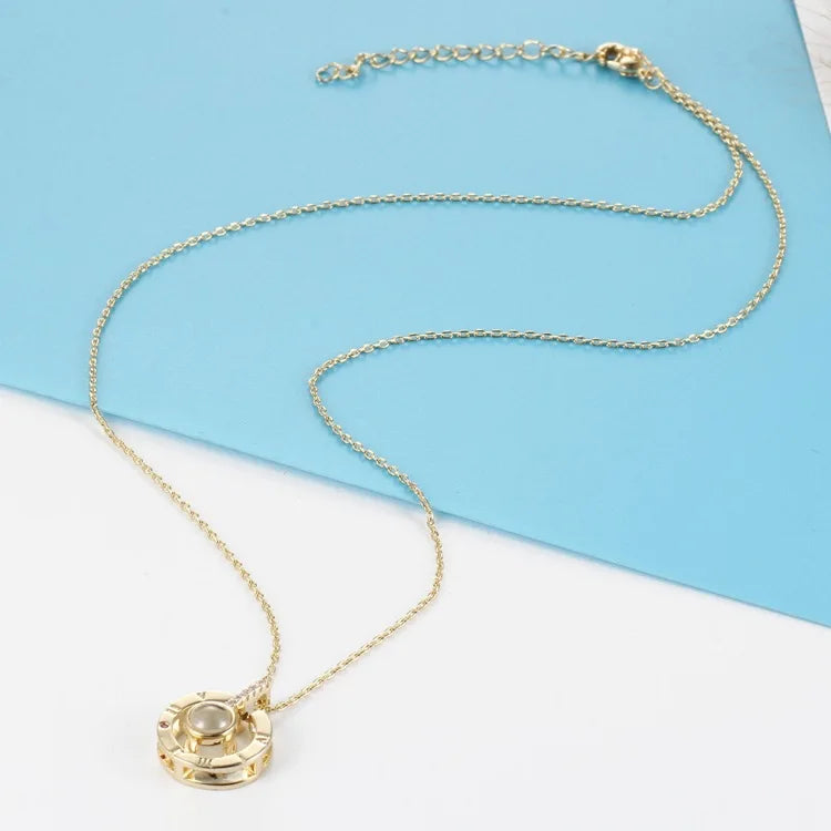 I Love You Projection Necklace