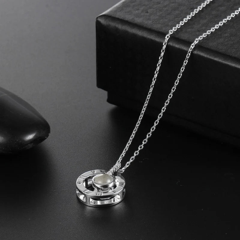 I Love You Projection Necklace