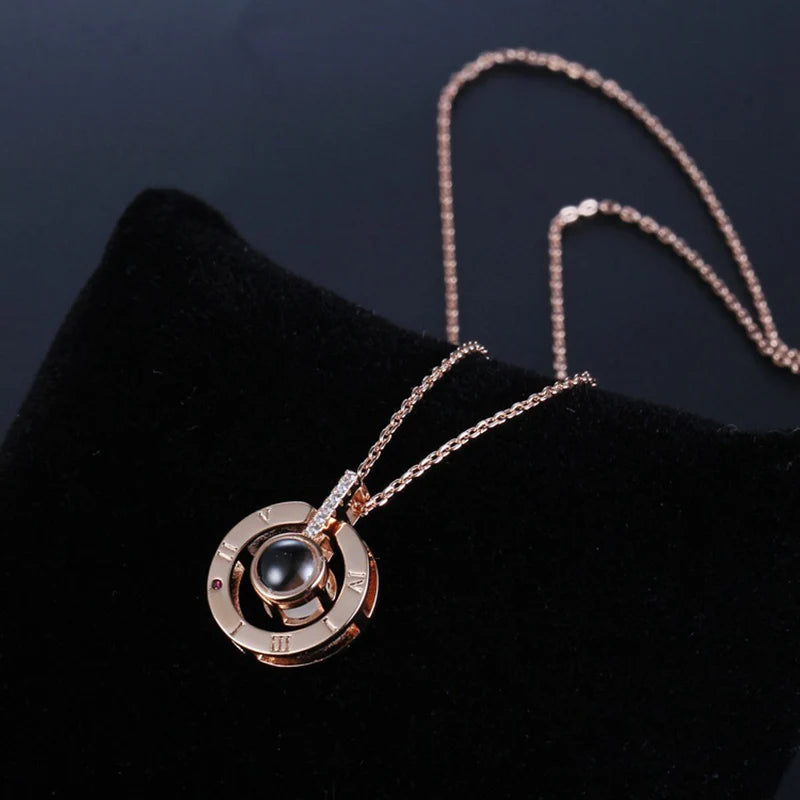 I Love You Projection Necklace