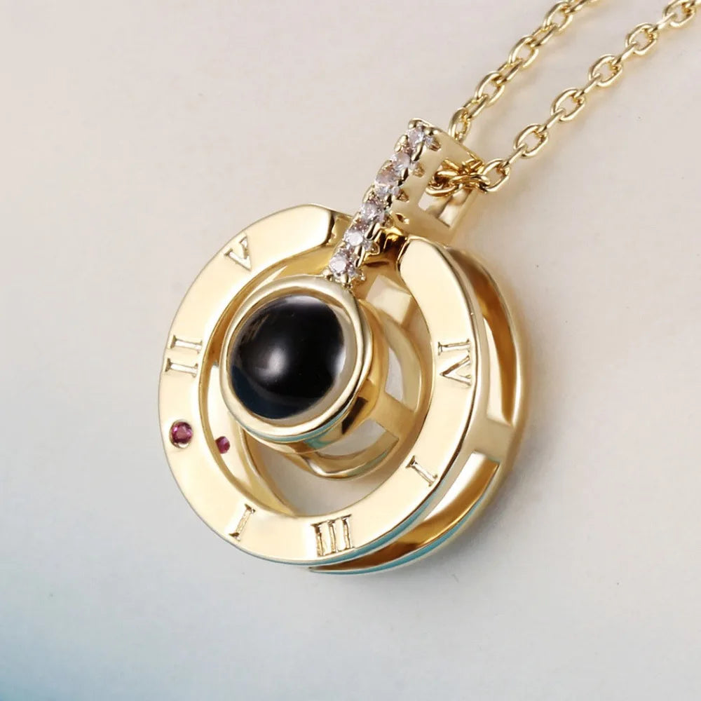 I Love You Projection Necklace