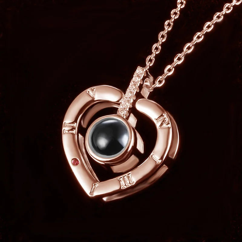 I Love You Projection Necklace