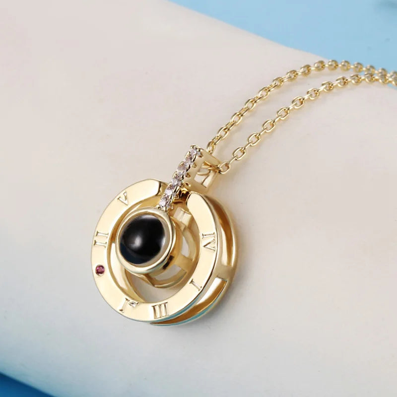 I Love You Projection Necklace