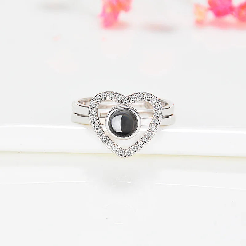 Heartfelt love Projection Ring