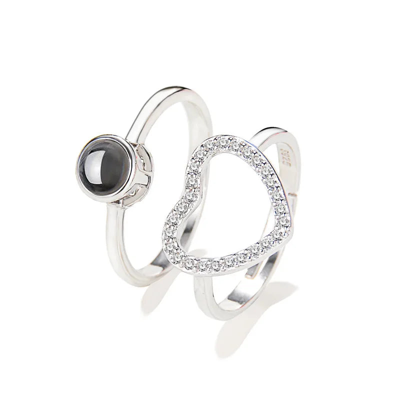 Heartfelt love Projection Ring