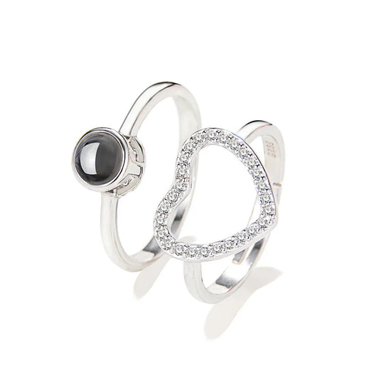 Heartfelt love Projection Ring