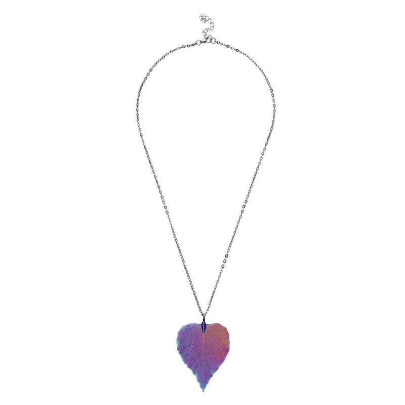 Heart Leaf Pendant Necklace