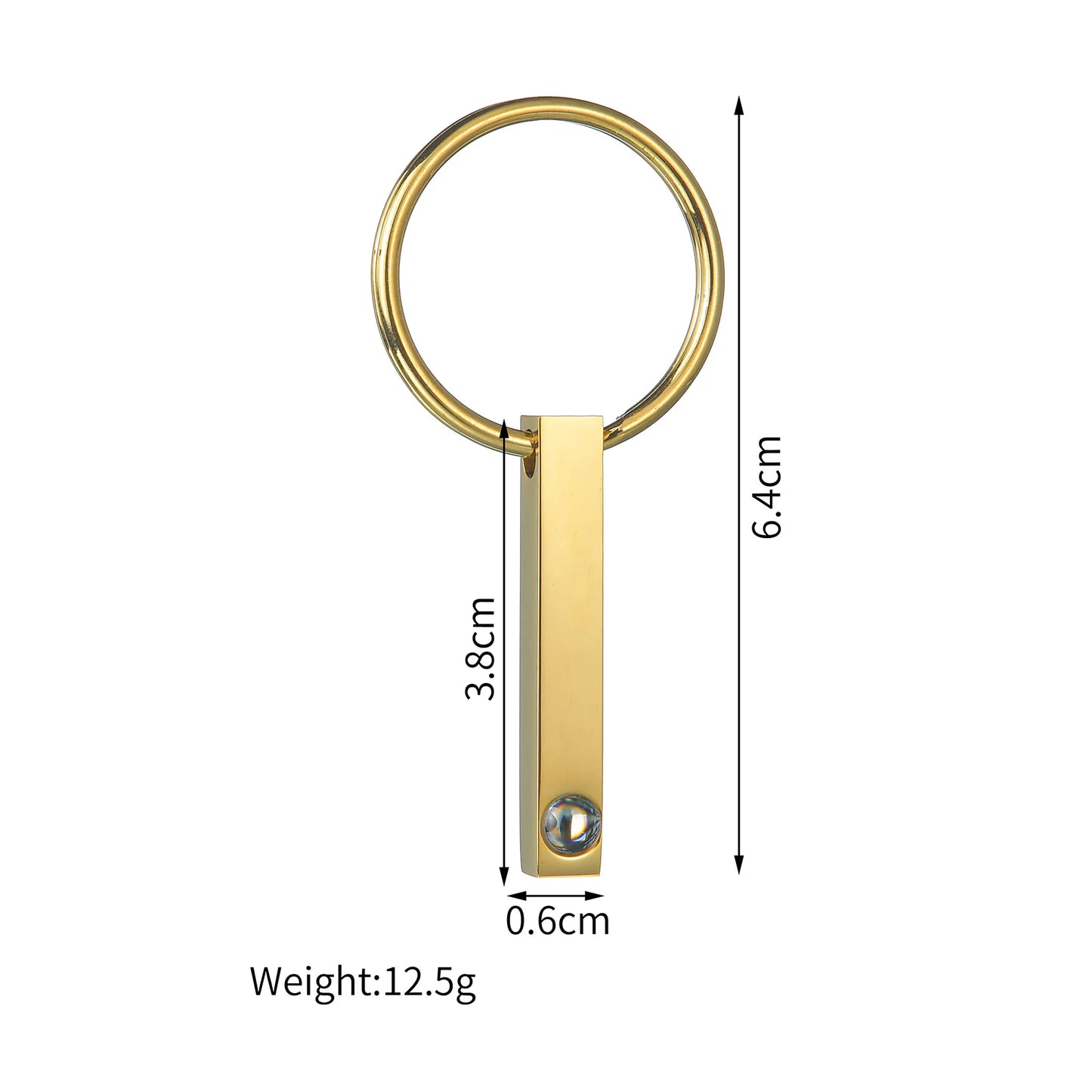 Custom Projection Keyring Charm