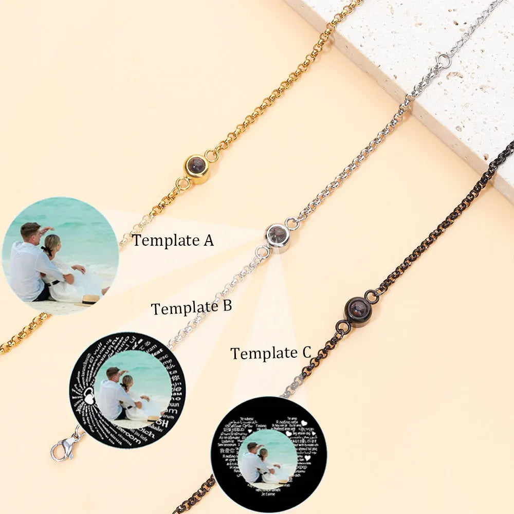 PersonalizedMemory Charm Bracelet