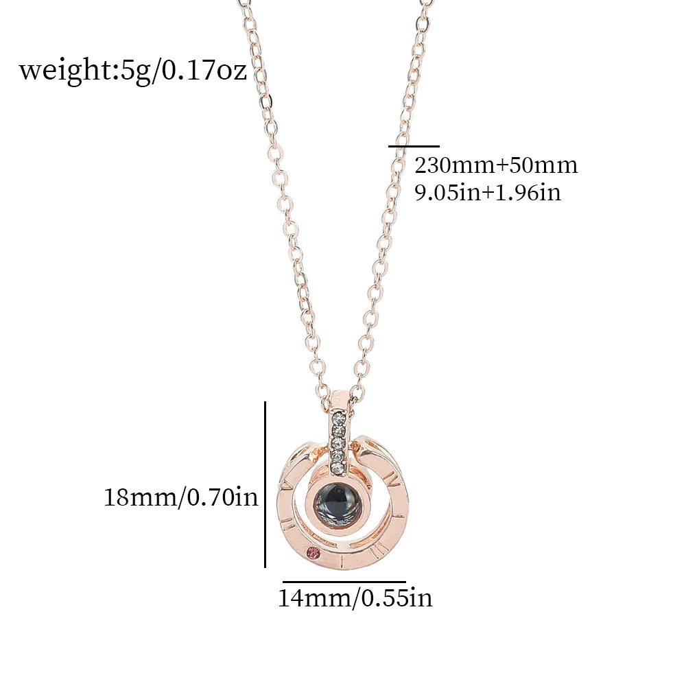 Love Language Heart Necklace