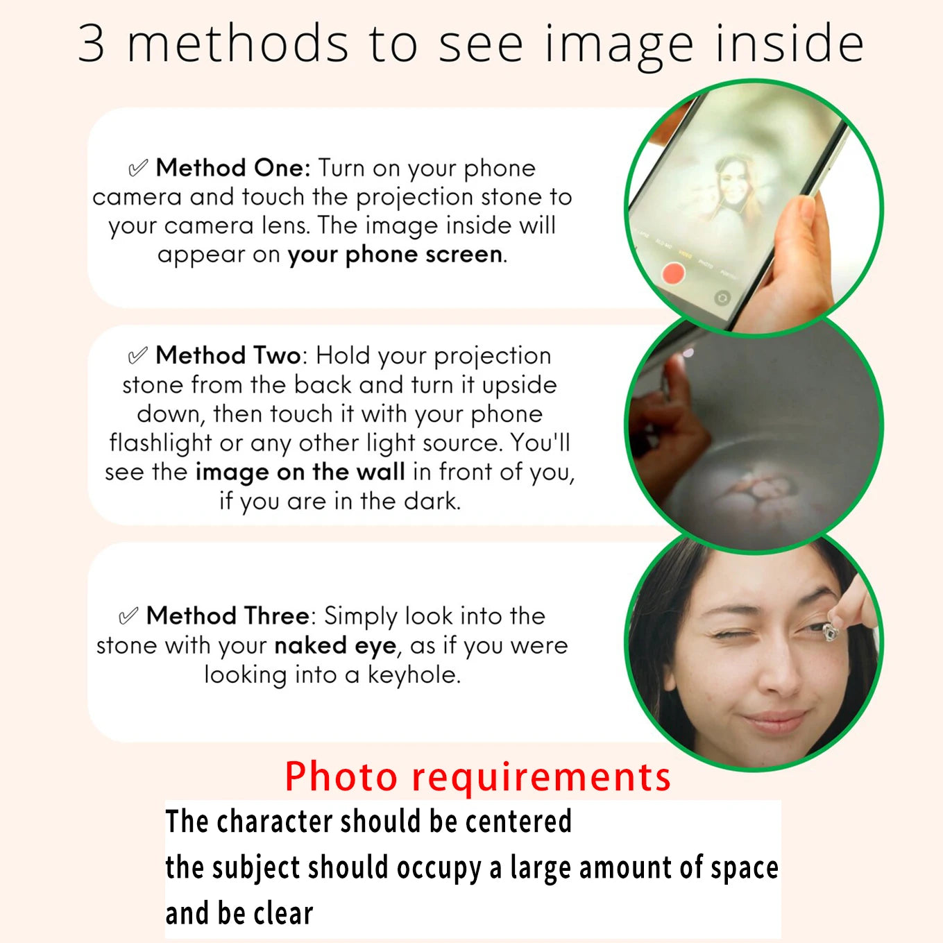 Memory Photo Projection Bracelet