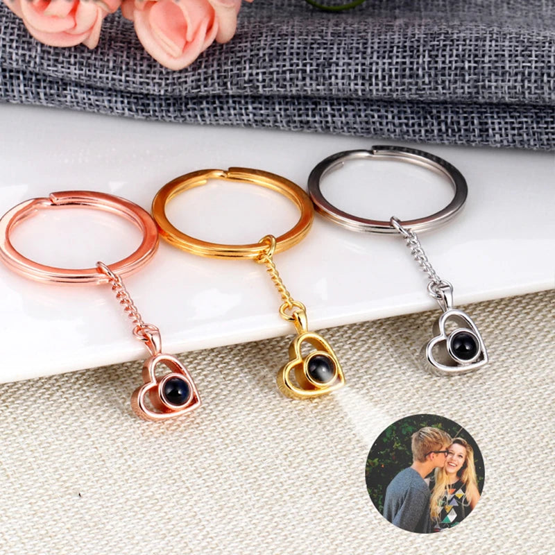 Heartfelt Projection Keychain