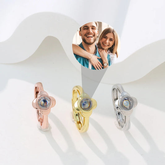 Illuminated Memory Photo Ring