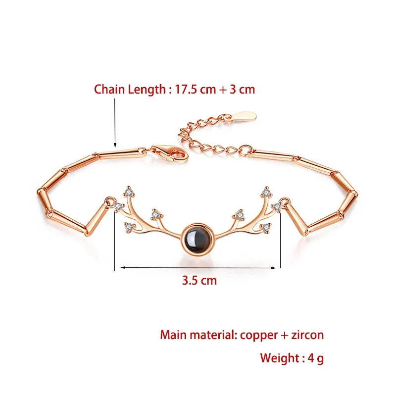 Charming Deer Love Bracelet