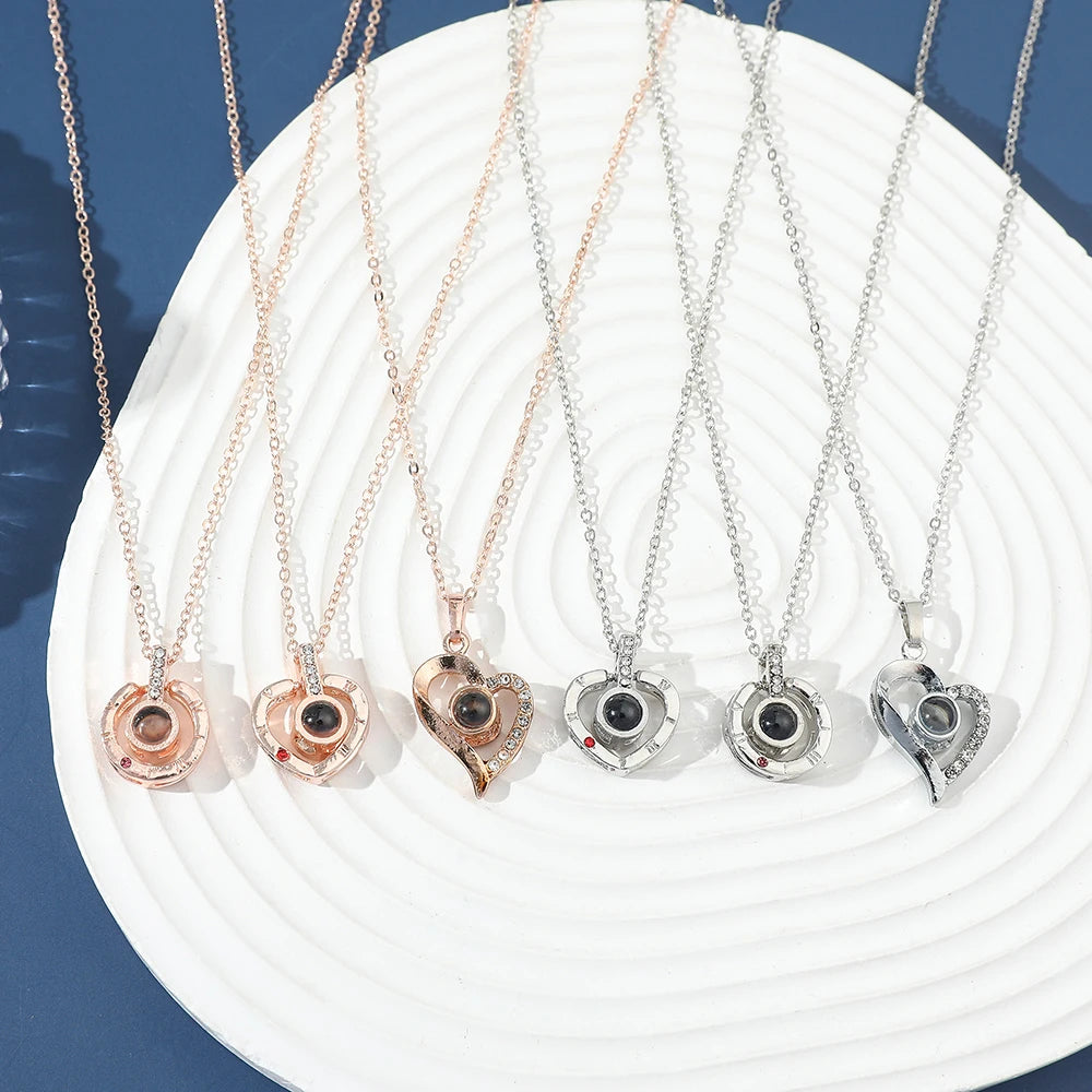 Love Language Heart Necklace