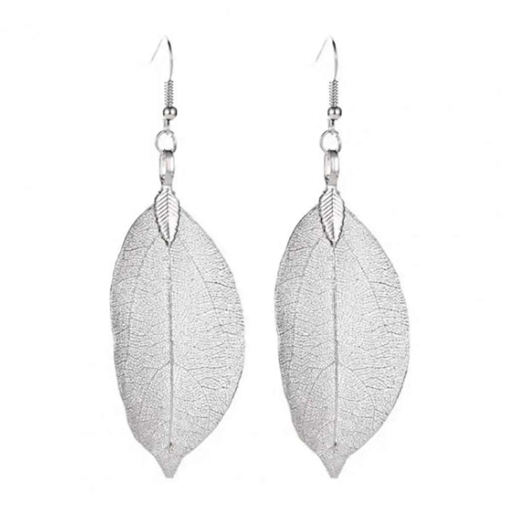 Chic Leaf Drop Earrings