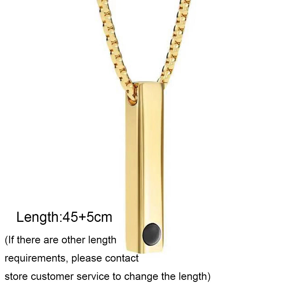 Memory Projection Necklace Keychain