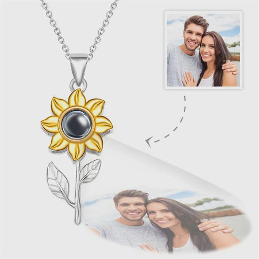Sunflower Love Projection Necklace