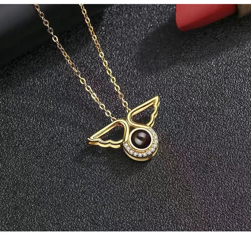 Angel Memory Projection Necklace