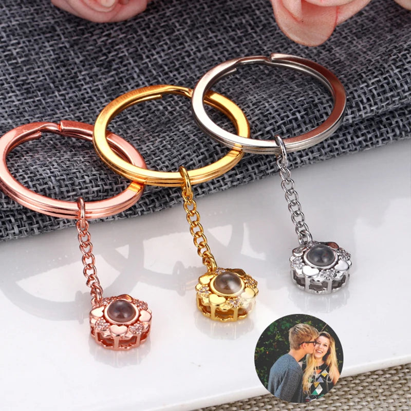 Heartfelt Projection Keychain