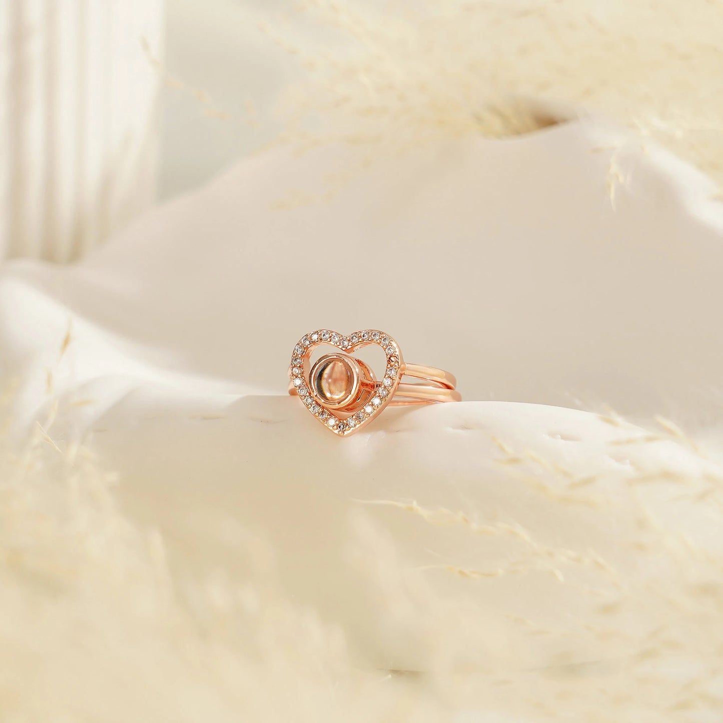 Celestial - Custom Photo Projection Statement Ring