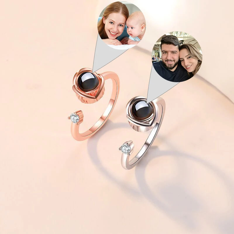 Memory Projection Love Ring