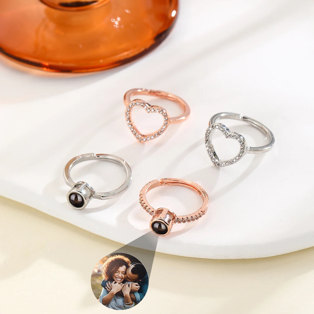 Heartfelt Projection Love Ring