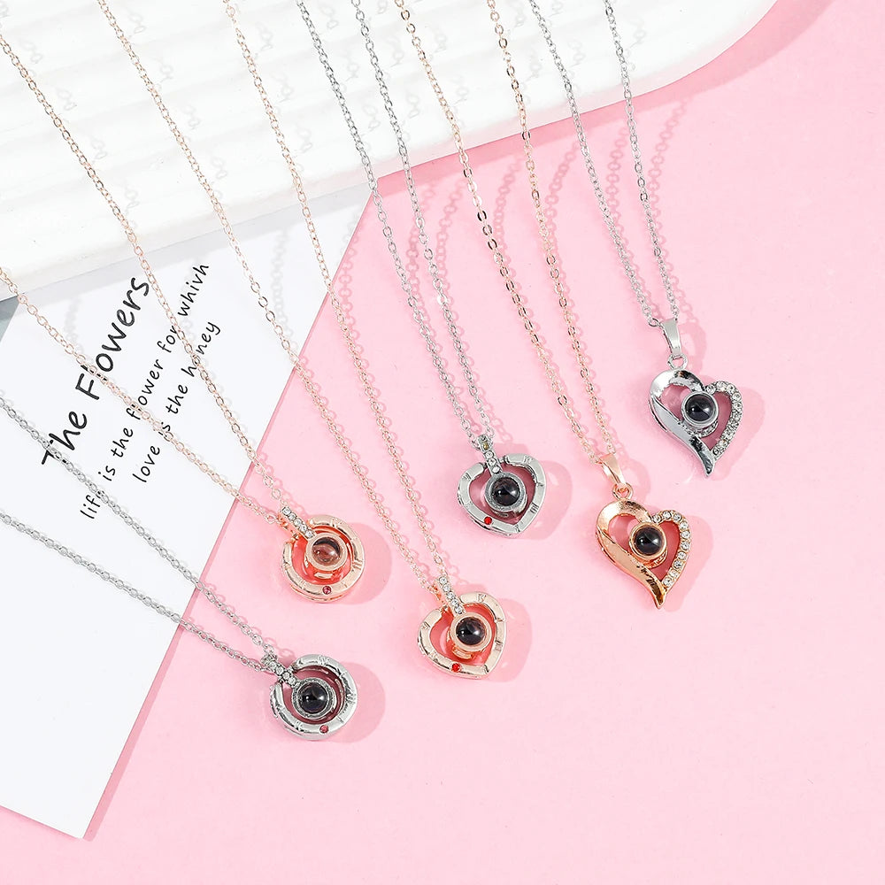 Love Language Heart Necklace