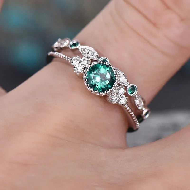 Celestial Blue Elegance Rings