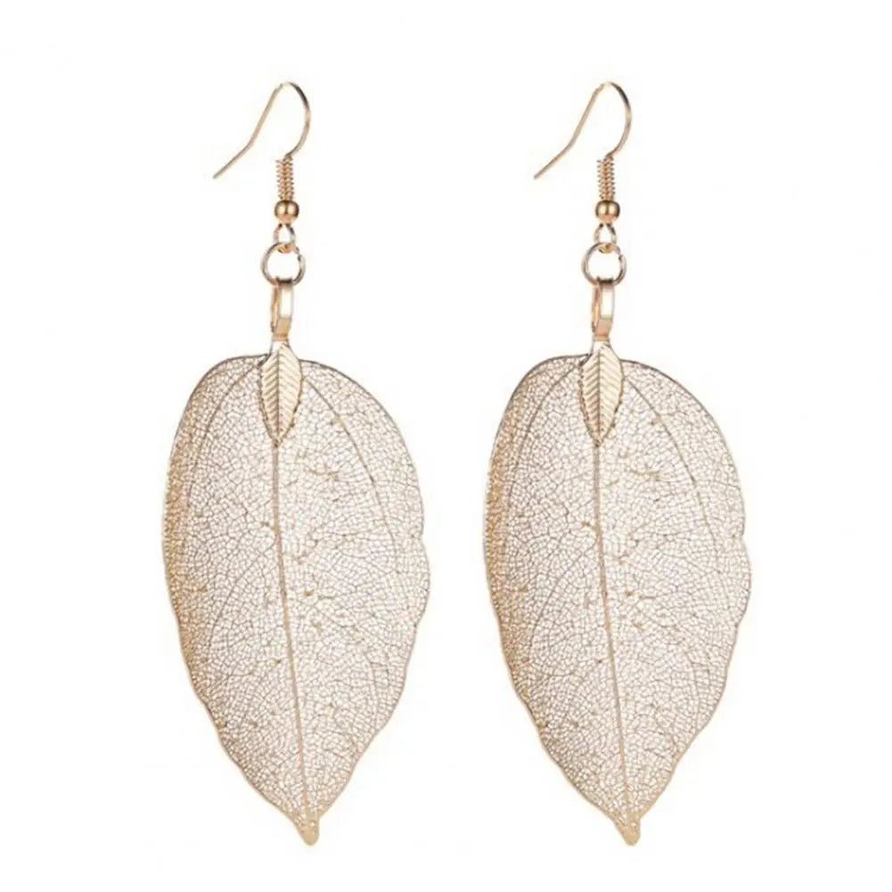 Chic Leaf Drop Earrings