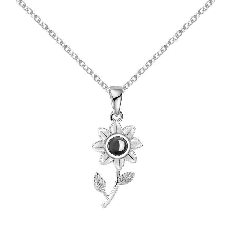 Sunflower Love Projection Necklace