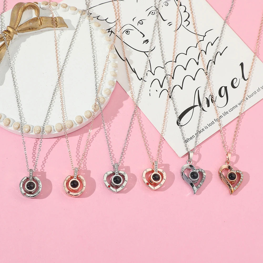 Love Language Heart Necklace