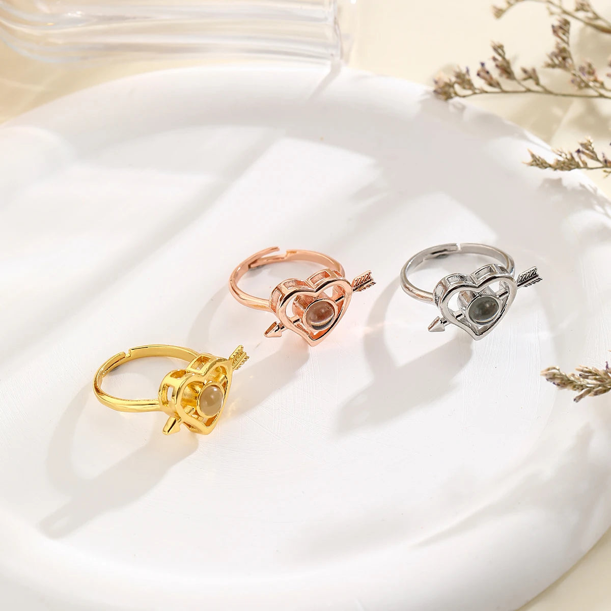 Heartfelt Projection Cocktail Ring