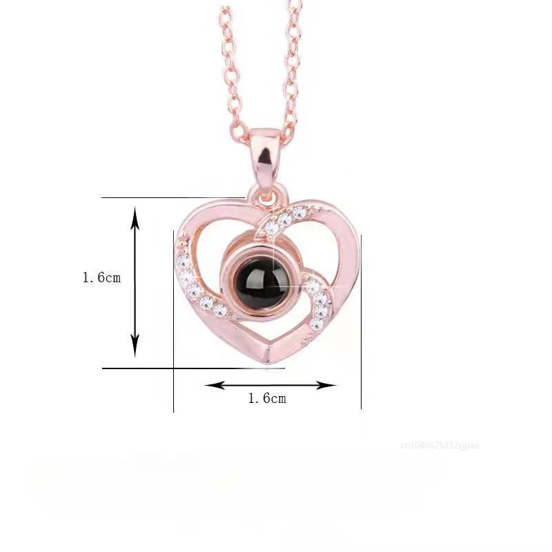 Romantic Heart Projector Necklace