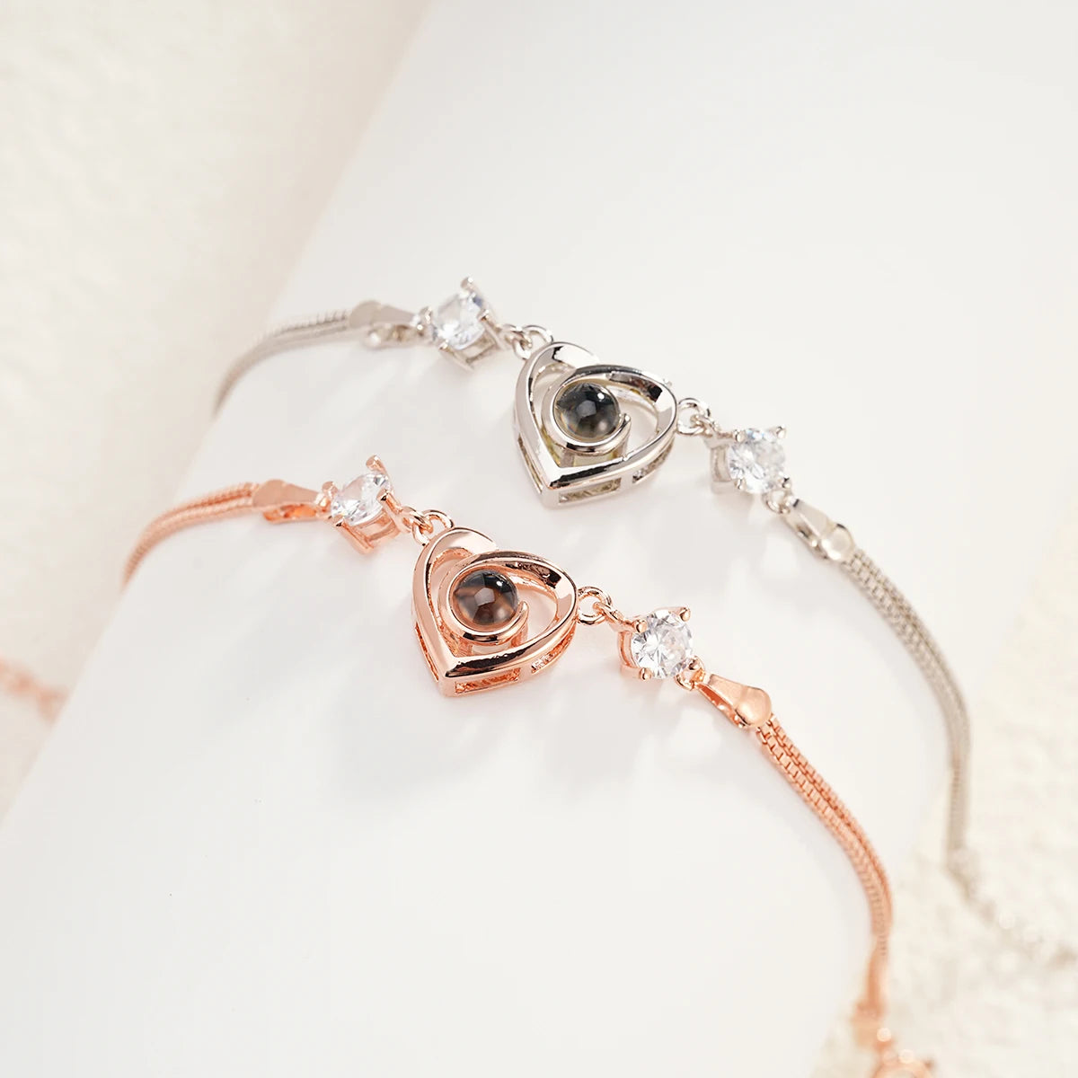 Heartfelt Photo Projection Bracelet