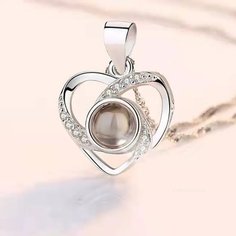 Romantic Heart Projector Necklace