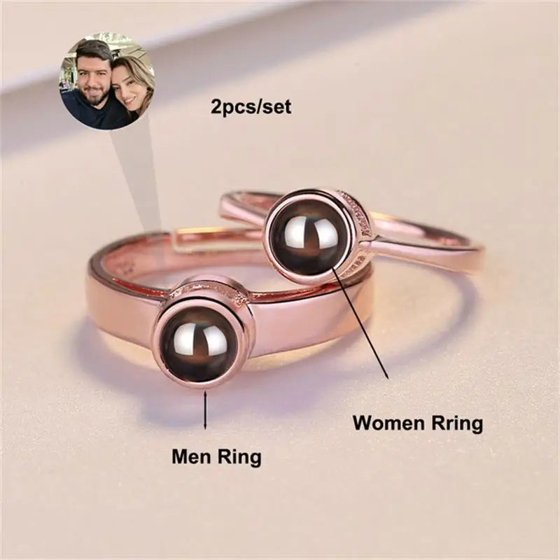 Love Projection Ring Set