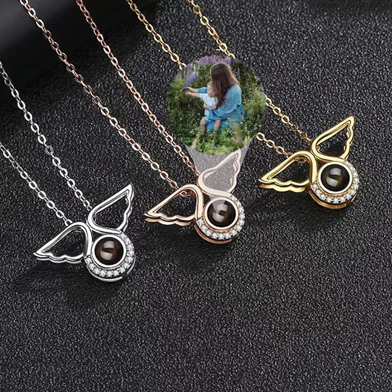 Angel Memory Projection Necklace