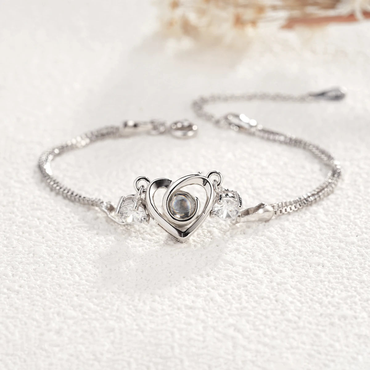 Heartfelt Photo Projection Bracelet
