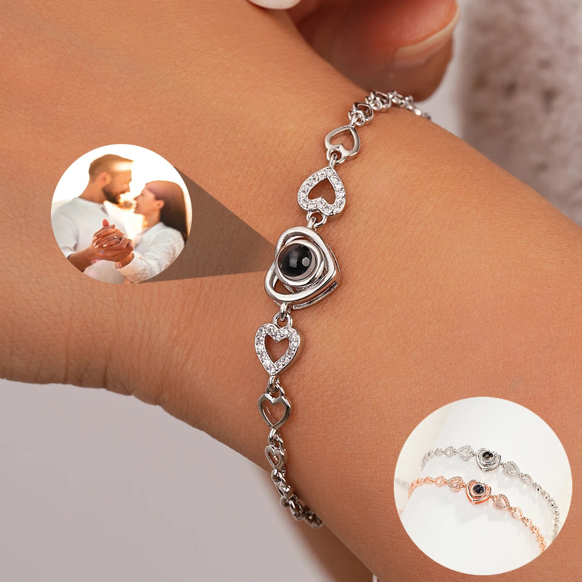 Heartfelt Projection Charm Bracelet
