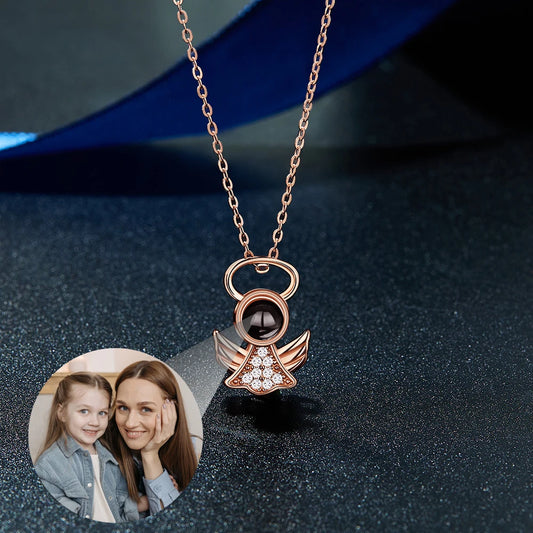 Personalized Angel Memory Necklace
